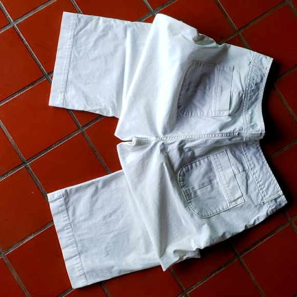 EDDIE BAUER Vashon Fit - White Capri Jeans - Size 14 - Picture 10 of 12